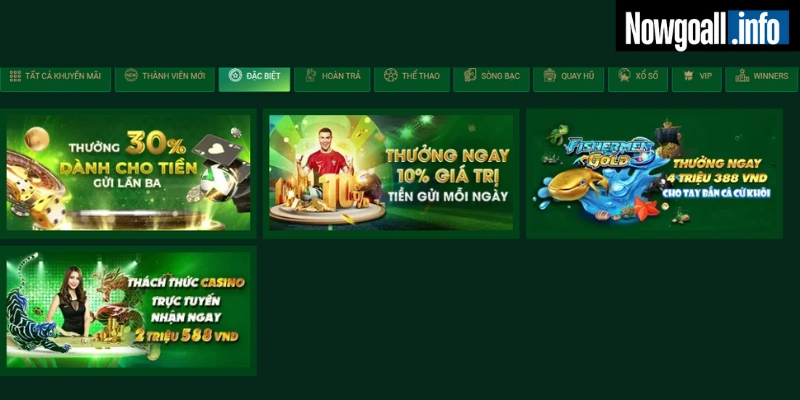 Tặng thưởng khủng lên đến 2.588.000 tại sảnh casino